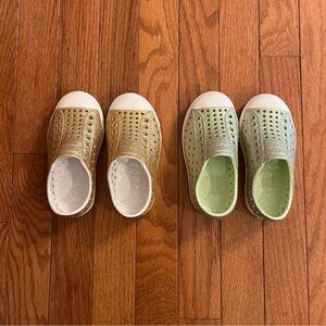 Native Kids Sparkle Slip-On Shoe Bundle/ Toddler Sz C8